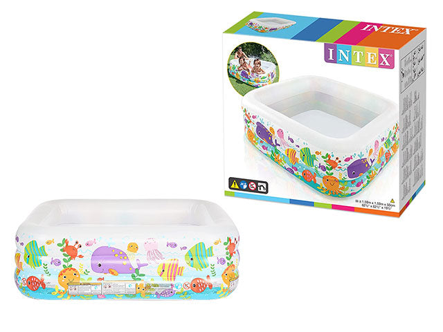 Piscina acquario cm 159x159x50