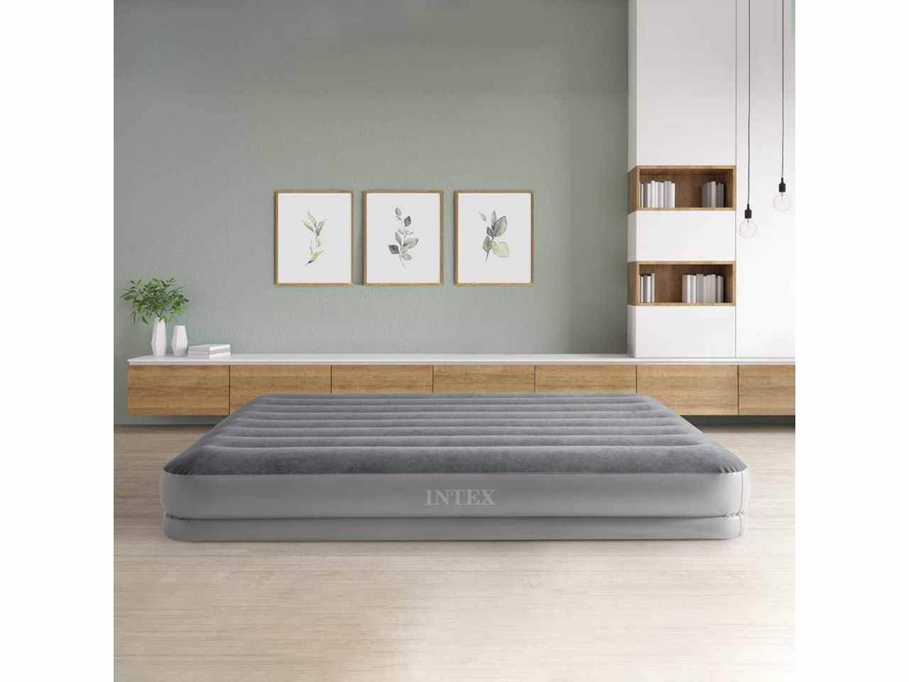 Materasso matrimoniale gonfiabile con pompa fastfill usb 152x203x25cm