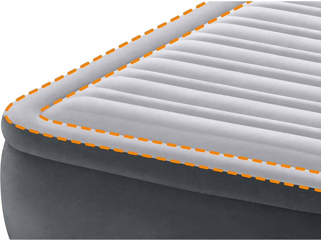 Materasso singolo comfort plush elevated dura beam tecnologia fiber tech 99x191x46cm