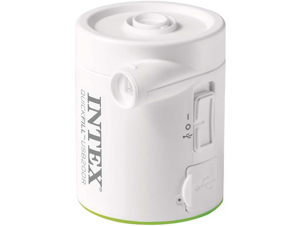 Pompa quickfill ricaricabile USB200R bianco, 200 l/min, alimentazione a corrente - Intex