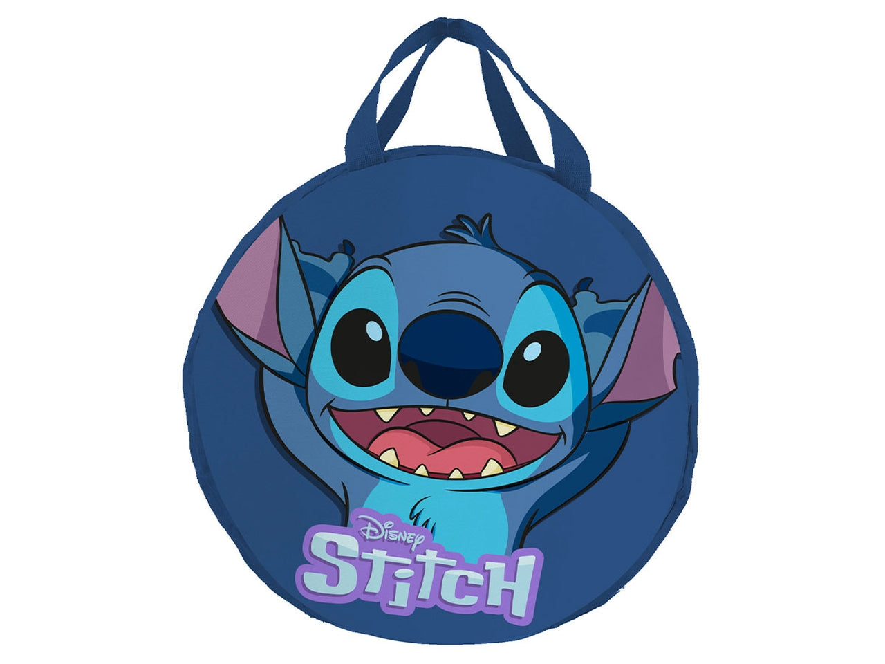 Borsa portagiochi Stitch bambini blu in poliestere 31x48 cm - Coriex
