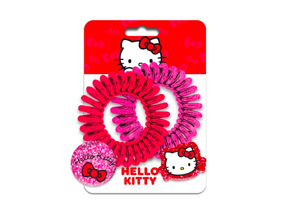 Hello kitty 2 elastici spirale
