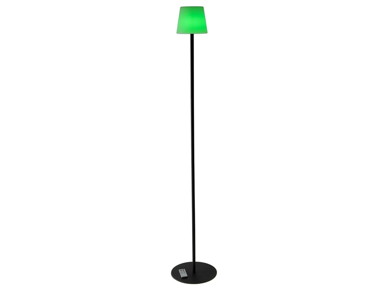 Lampada ricaricabile h.140cm rgb nera anche per uso esterno