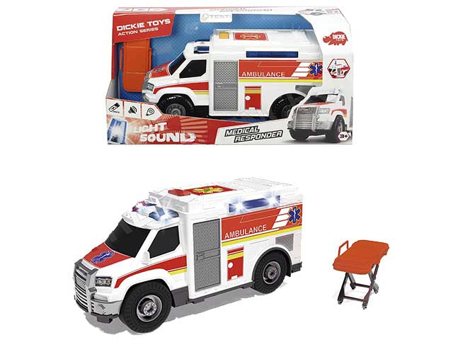 Ambulanza Dickie Toys Action Series Auto interattiva