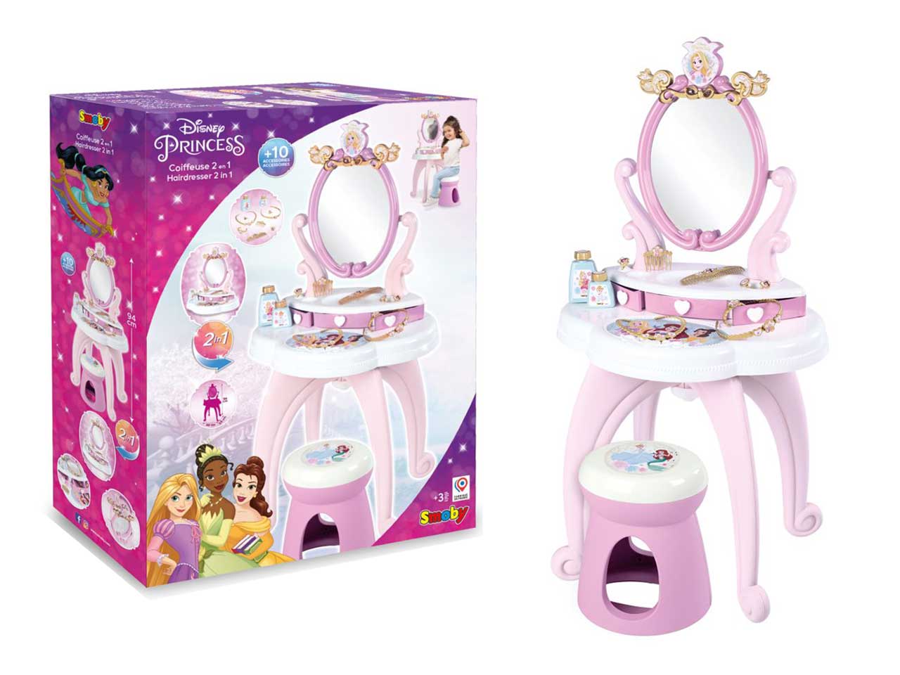 Specchiera 2 in 1 Disney Princess Smoby