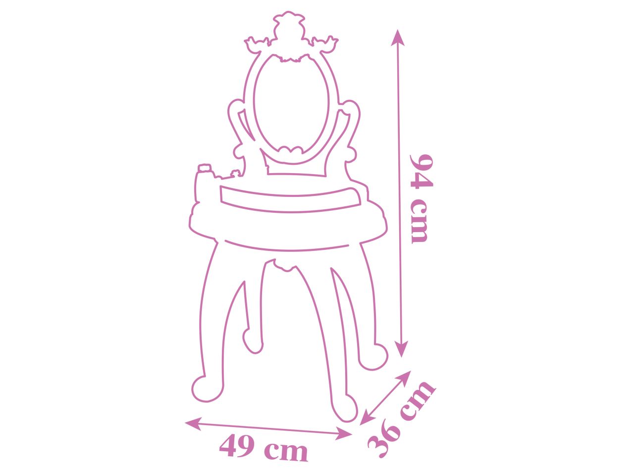 Specchiera 2 in 1 Disney Princess Smoby