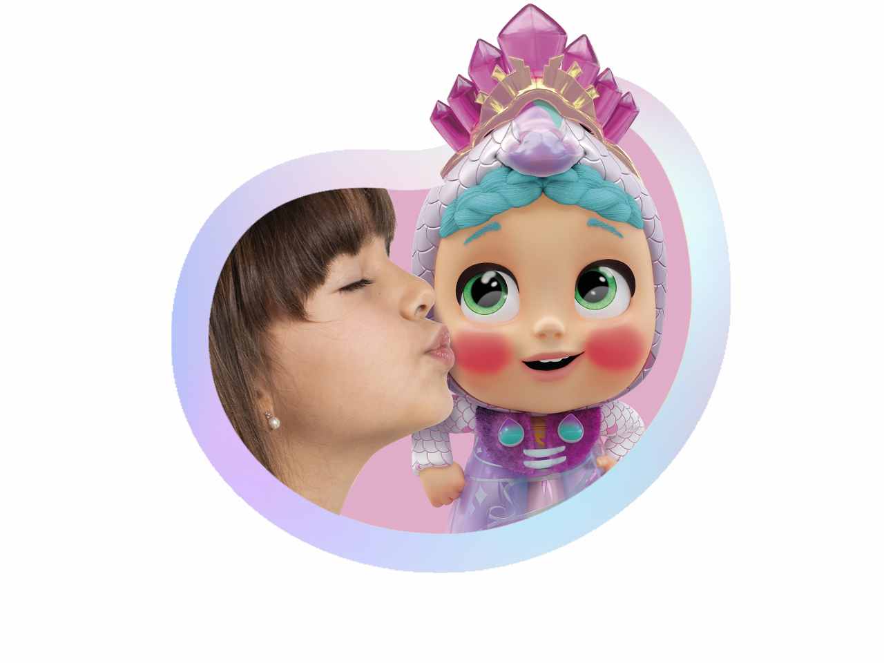 Cry Babies kiss me Elodie Bambola morbida interattiva - IMC Toys