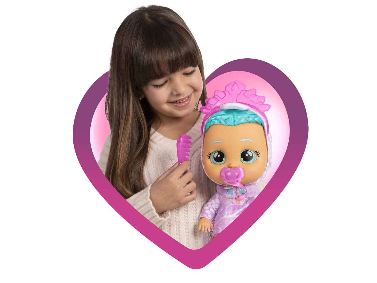 Cry Babies kiss me Elodie Bambola morbida interattiva - IMC Toys