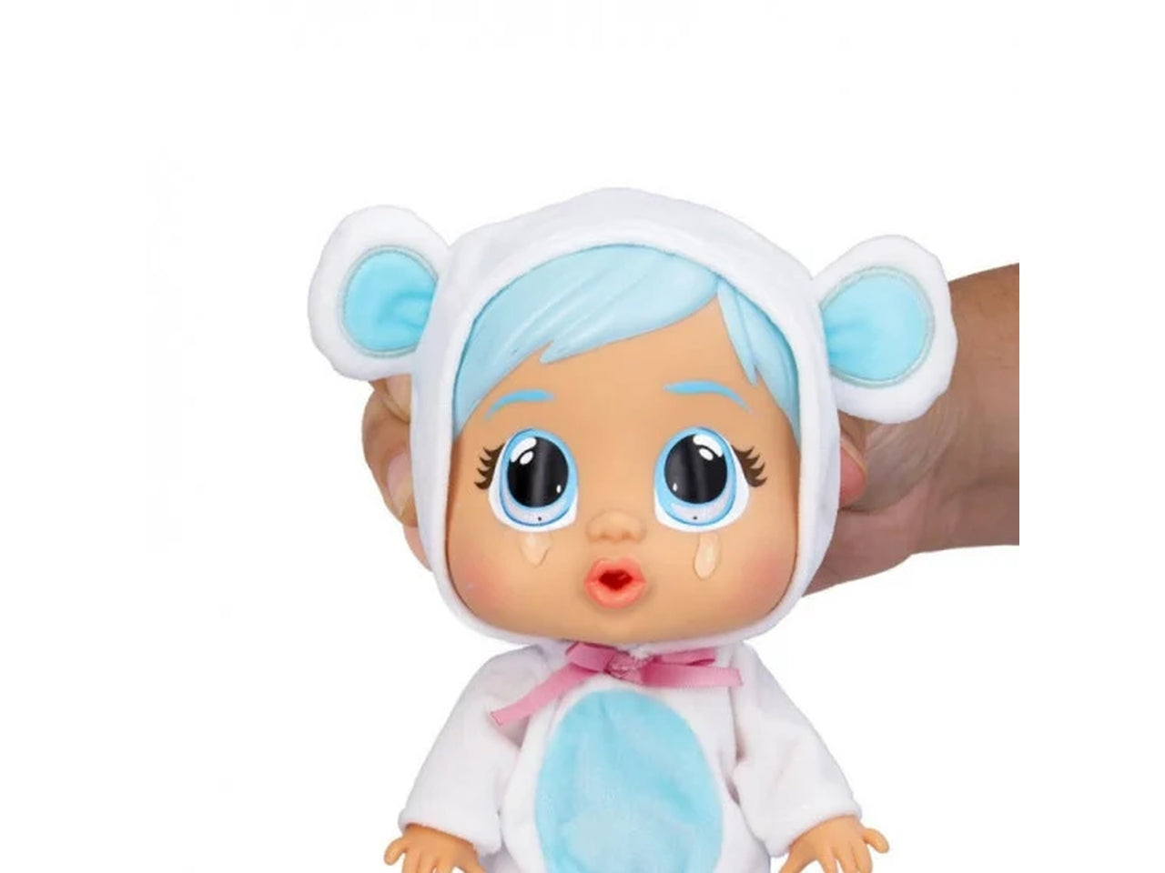 Cry Babies, Loving Care Kristal, bambola piange lacrime vere con accessori del dottore, per bambini di 18+ mesi - Imc toys