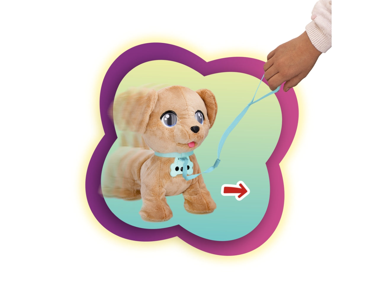 Club Petz, Milo gioca e cammina, peluche interattivo per bambini dai 18+mesi - Imc toys
