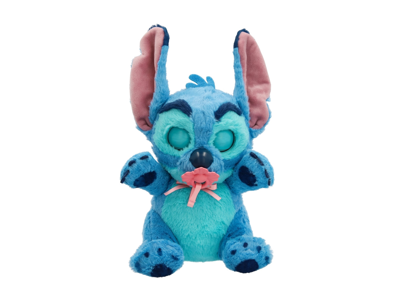 Baby paws Stitch, Peluche interattivo con borsetta per bambini, 18+ mesi