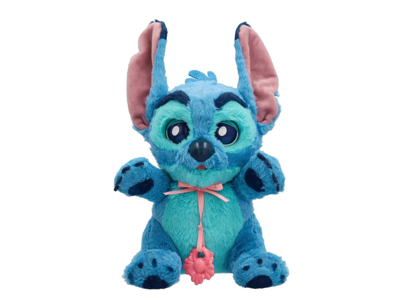 Baby paws Stitch, Peluche interattivo con borsetta per bambini, 18+ mesi