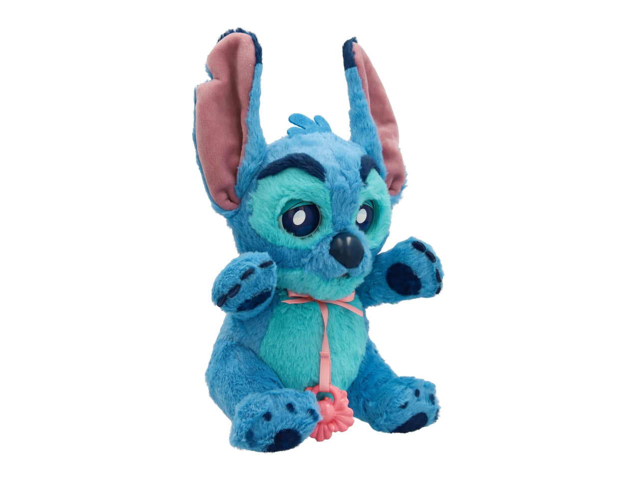 Baby paws Stitch, Peluche interattivo con borsetta per bambini, 18+ mesi