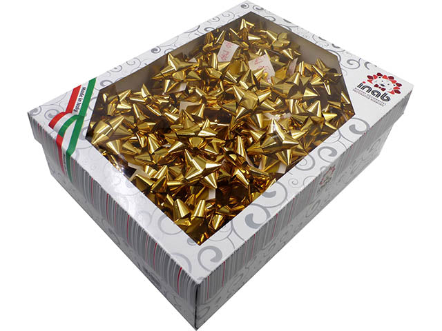 Coccarde 14x60mm in confezione da 100 pezzi oro