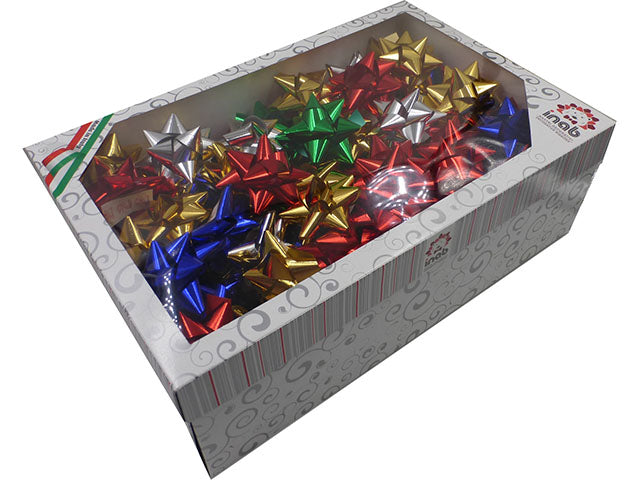 Coccarde 19x80mm in confezione da 100 pezzi assortite