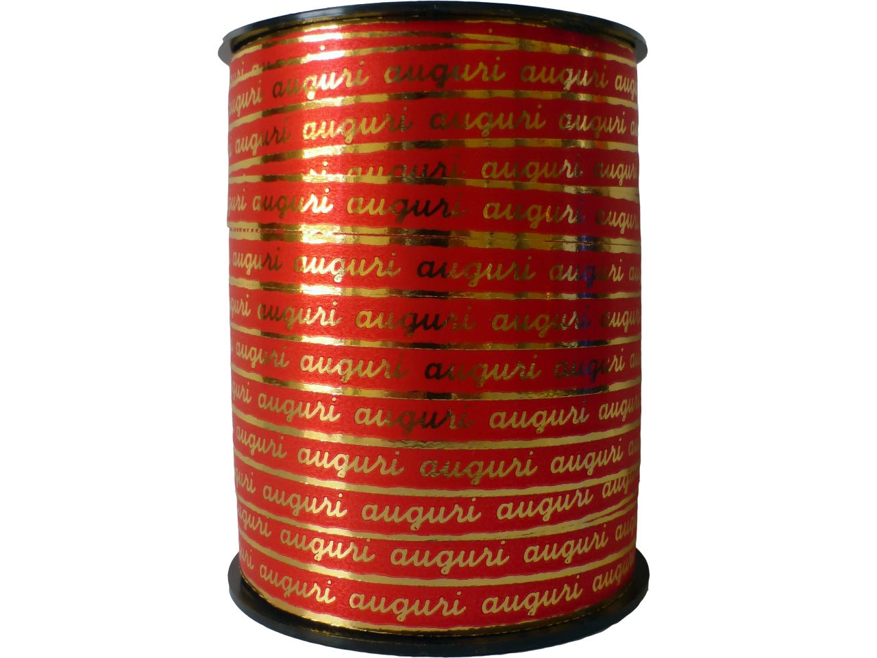 Nastro auguri 10mmx250m rosso