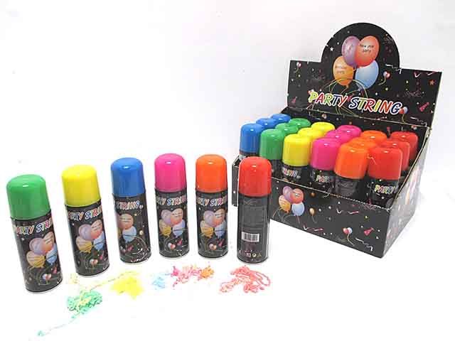 Stelle filanti spray 85gr/250ml in 6colori assortiti