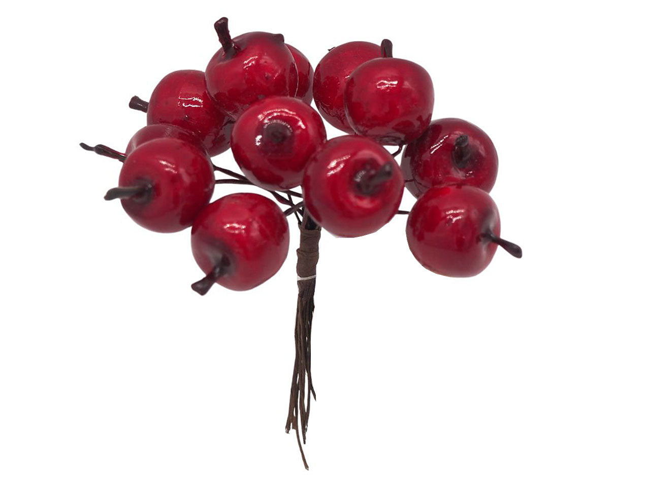Mazzetto con 12 mele rosse d.2xh.11cm