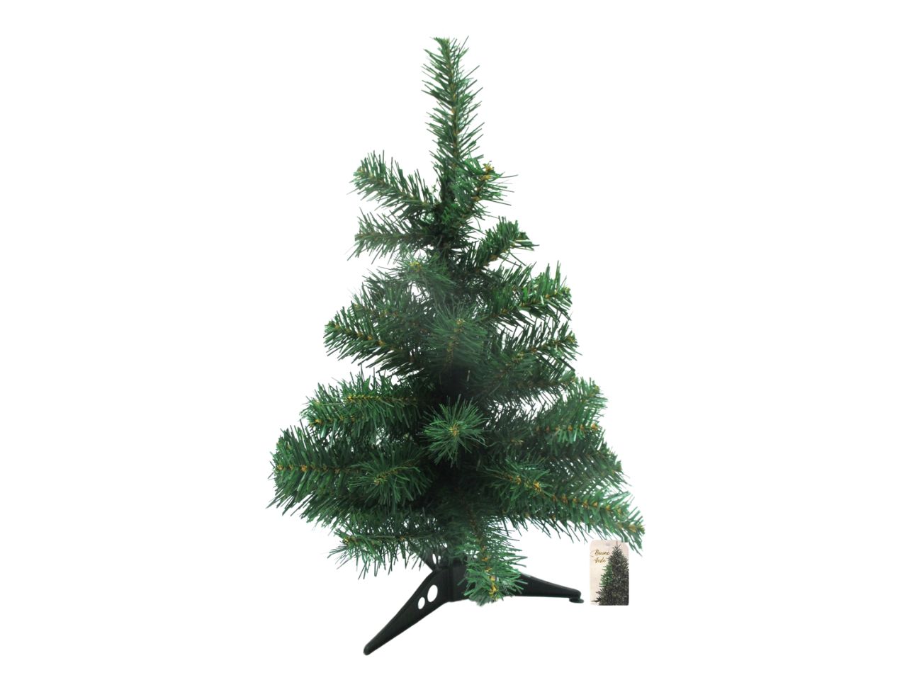 Albero di natale h.60cm - new material su base plastica