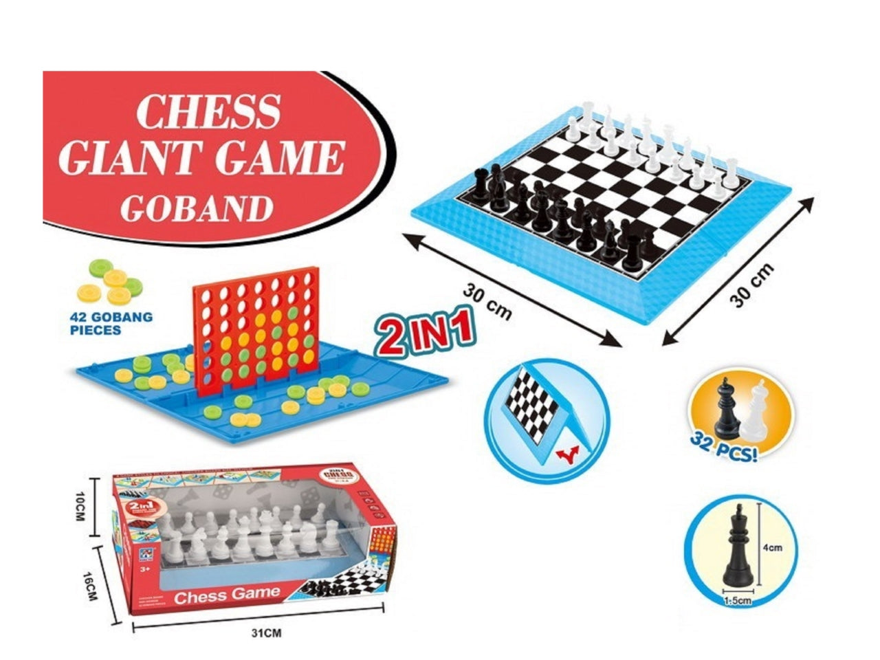 Gioco da tavola 2in1 chess game