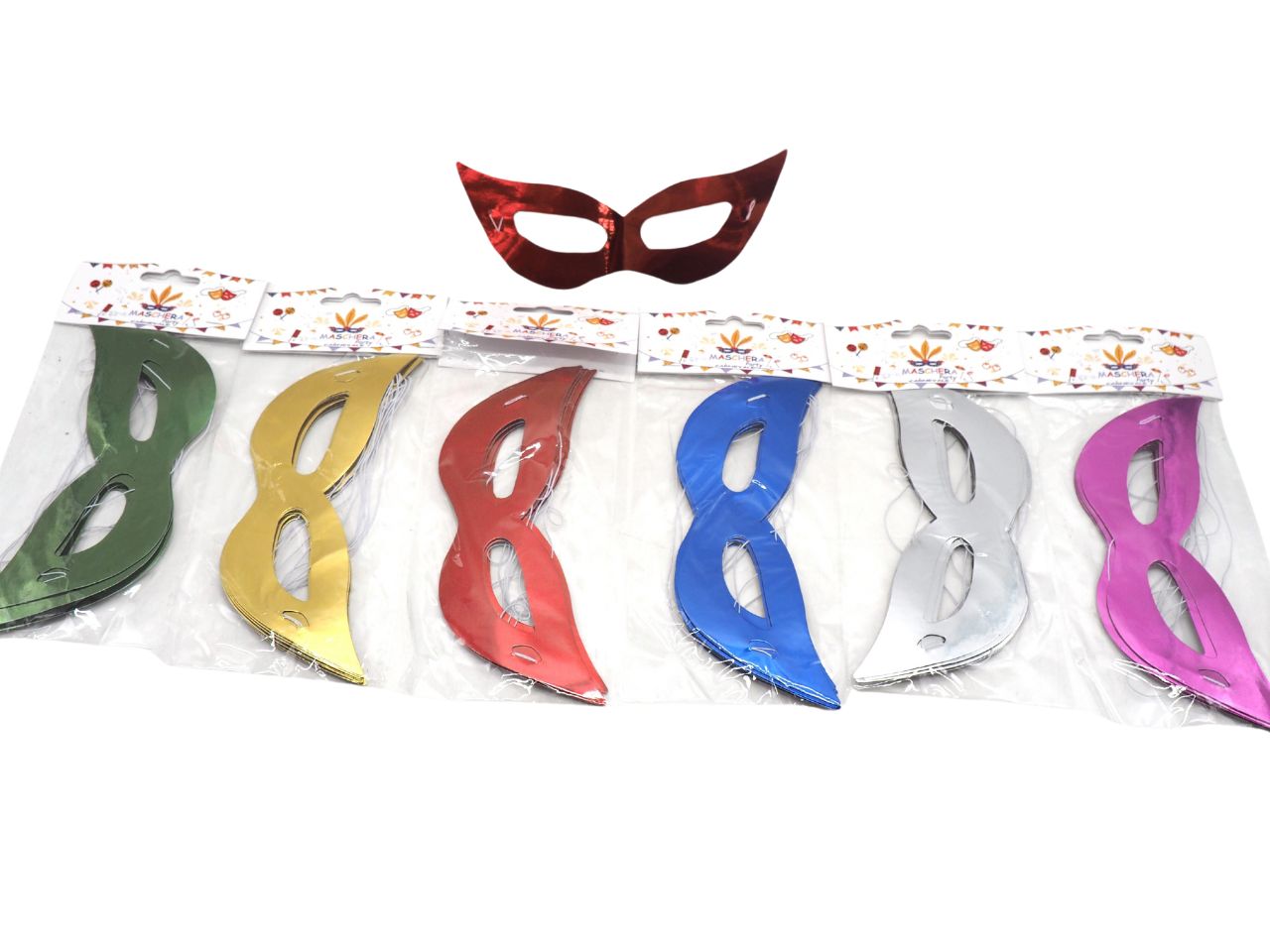 Maschera opaca colori assortiti set da 10 maschere