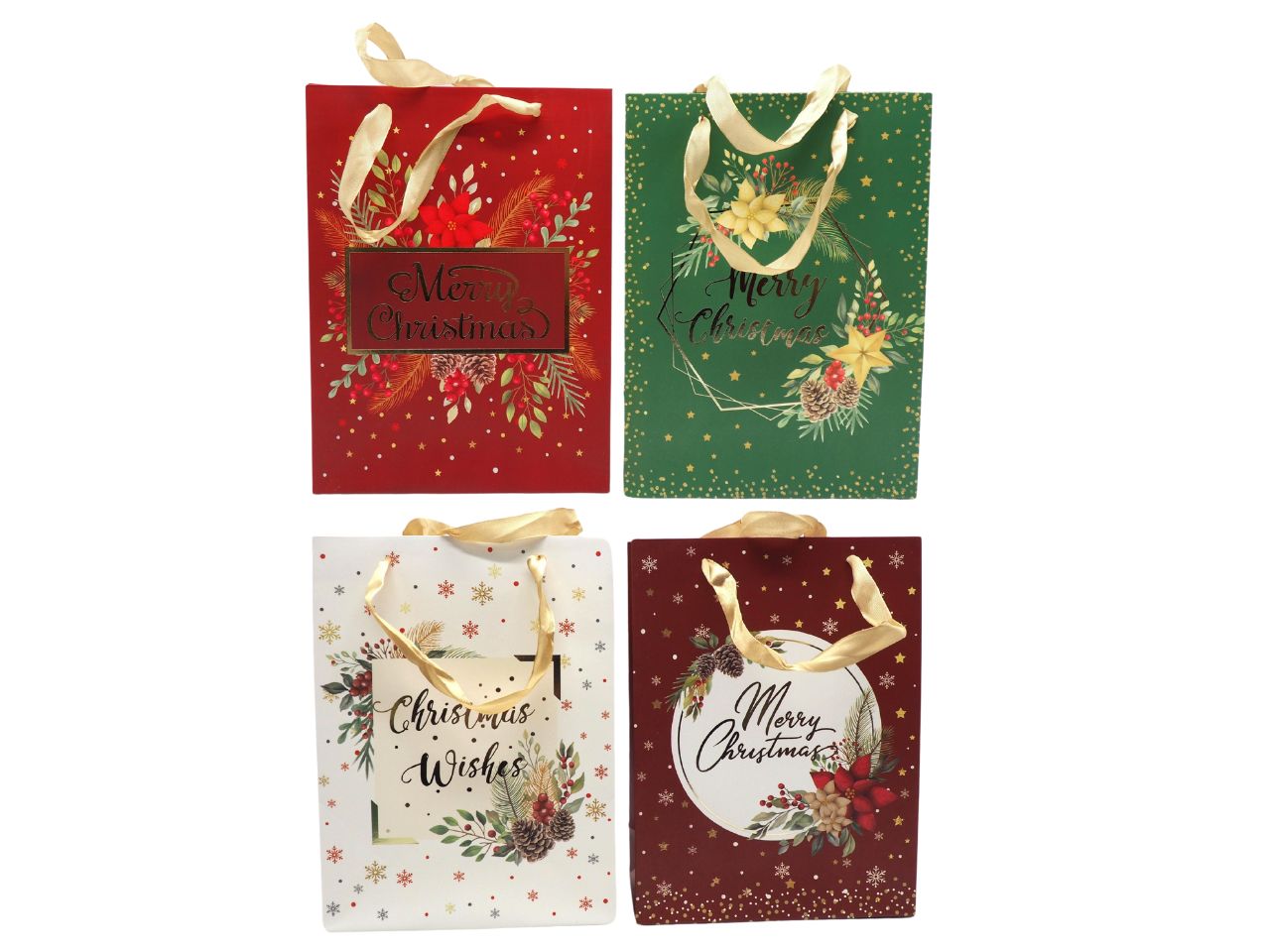 Borsa natalizia h.42x30x12cm