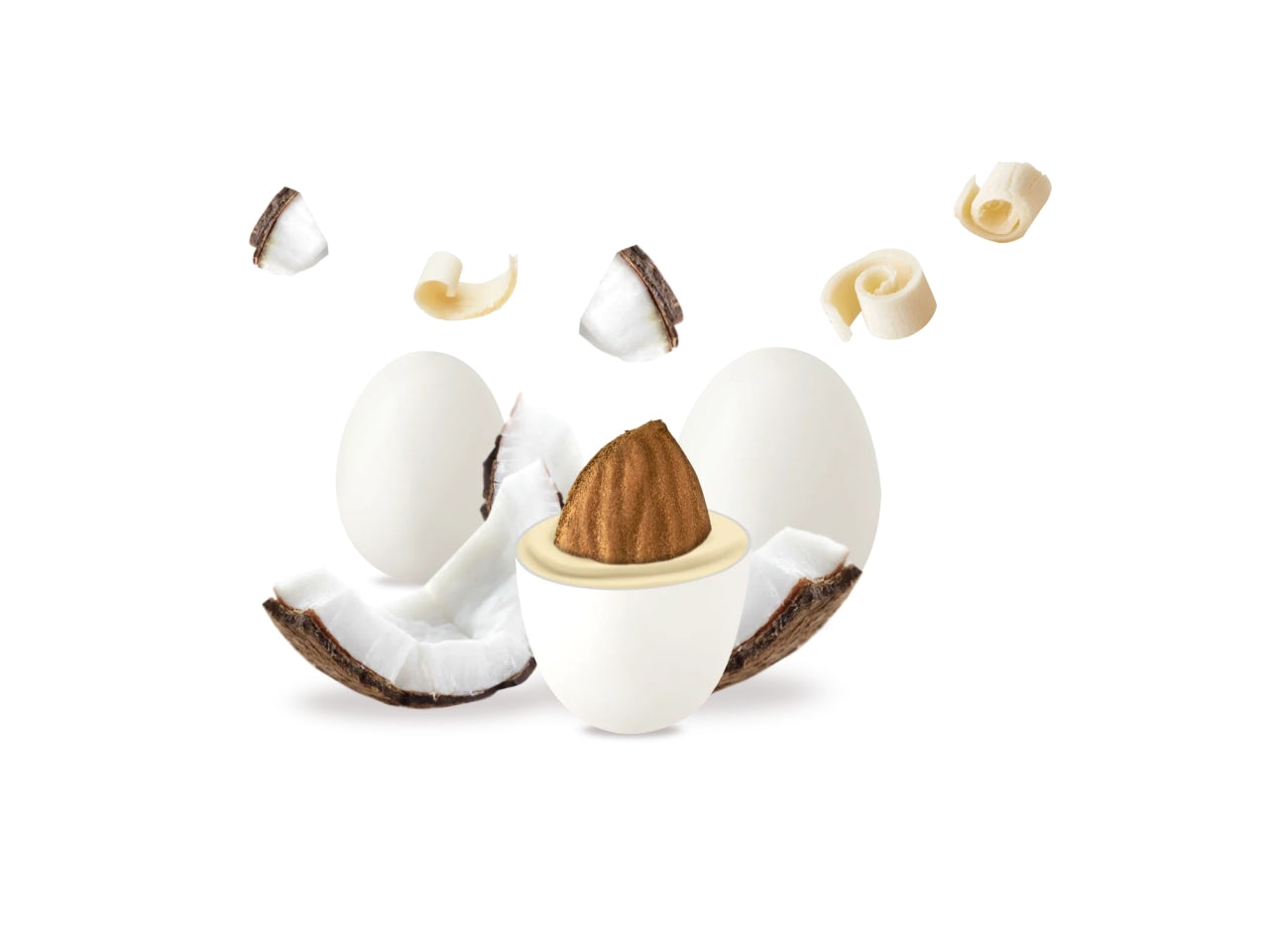 Confetti Maxtris al gusto Cocco per bomboniere - 1kg