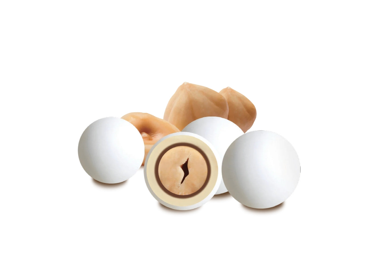 Confetti Maxtris Dolce Matrimonio ricoperti di cioccolato fondente e bianco per bomboniere - Les Noisettes - 500gr