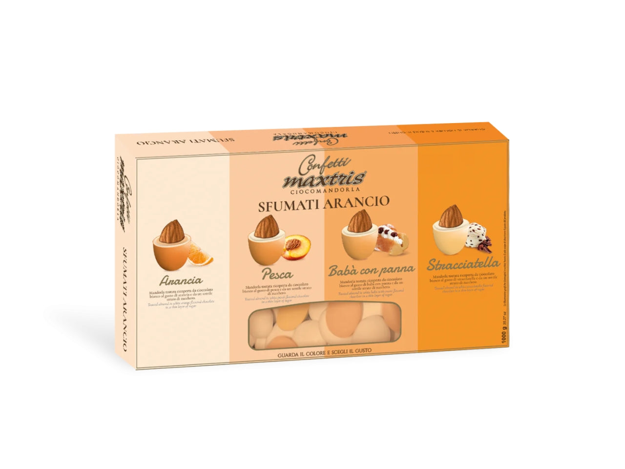 Confetti Maxtris Sfumati Arancioni per bomboniere da comunione - 1kg