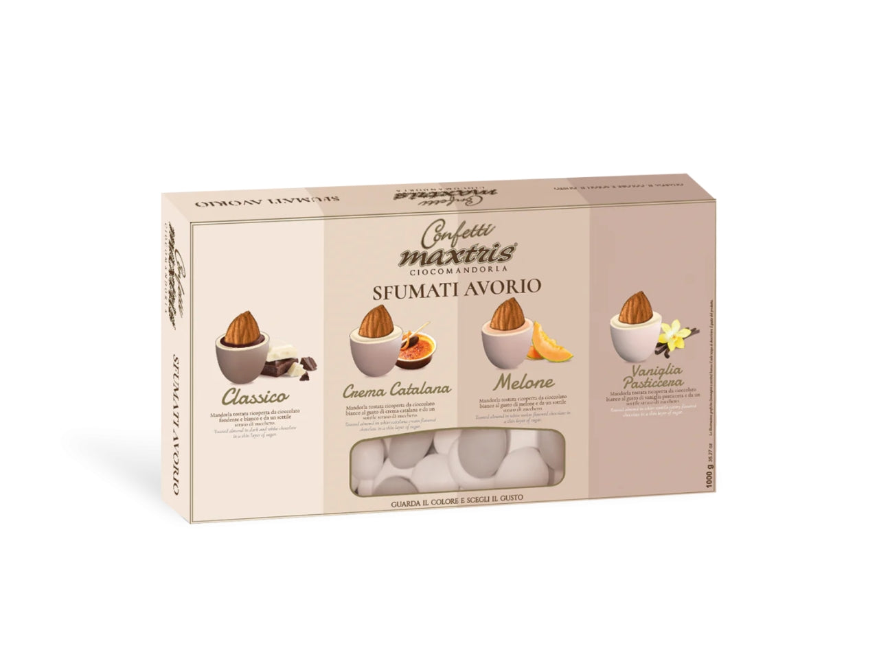 Confetti Maxtris Sfumati Avorio per bomboniere da comunione - 1kg