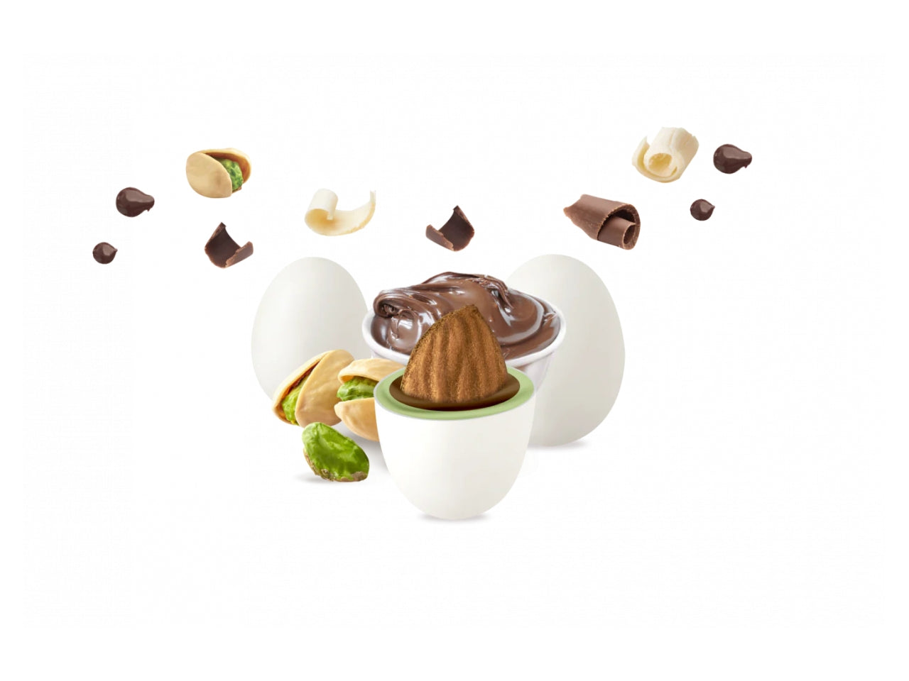 Confetti Maxtris Pistacchio e Gianduia per bomboniere - 1kg