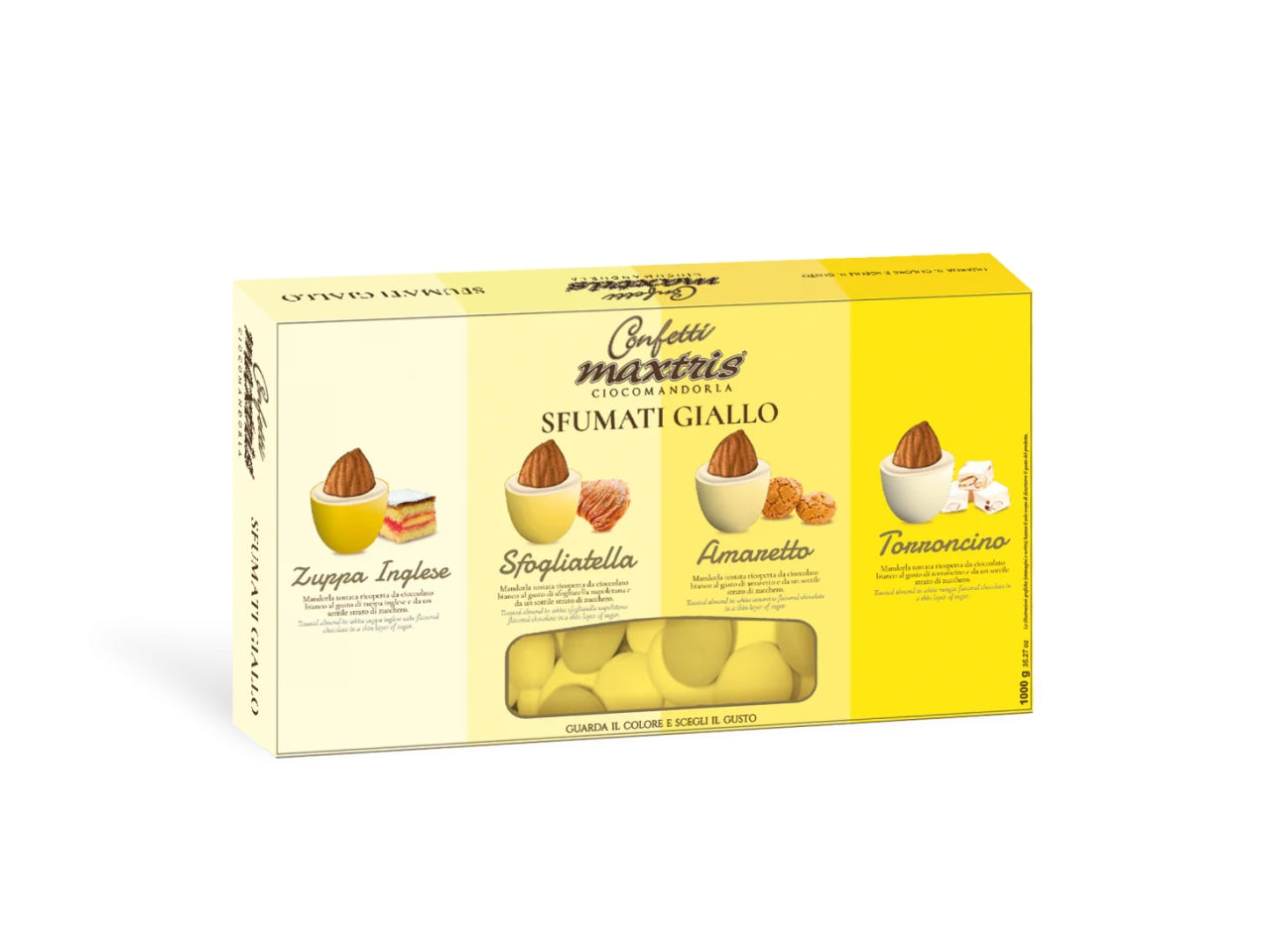 Confetti Maxtris Sfumati Gialli per bomboniere da comunione - 1kg