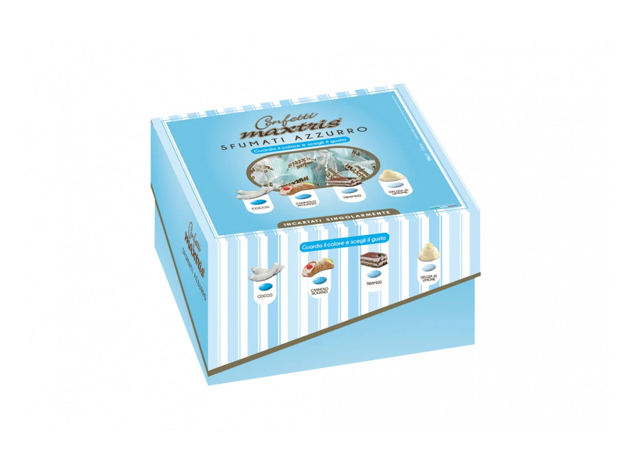 Confetti Maxtris Dolce Arrivo Azzurro per bomboniere da nascita e battesimo bimbo - 500gr