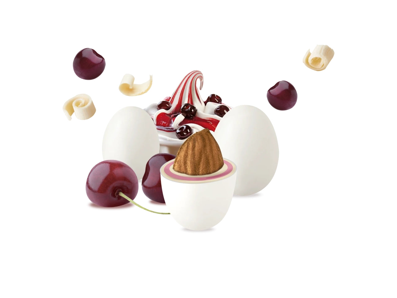 Confetti Maxtris Affogato all'Amarena per bomboniere - 1kg