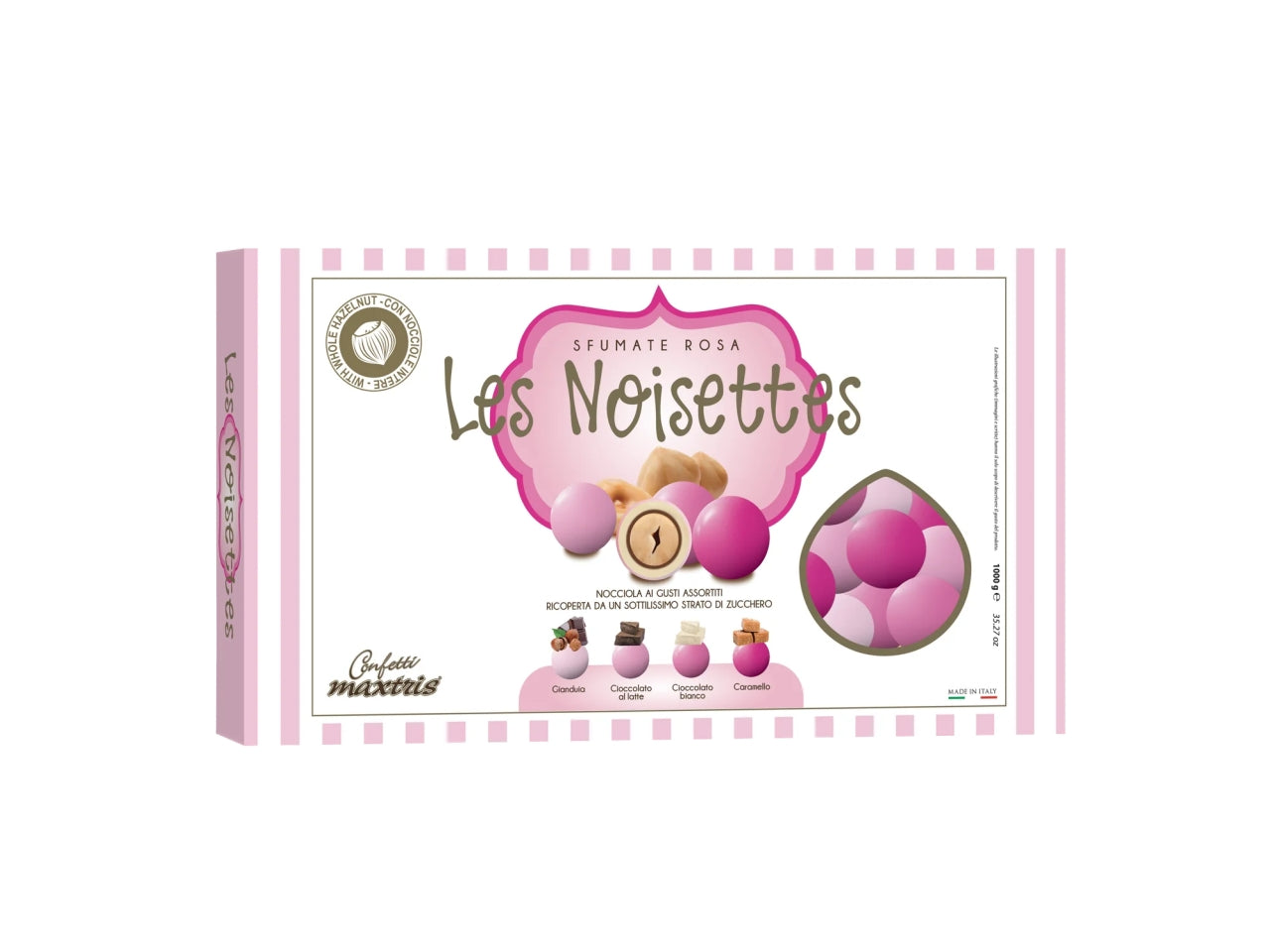 Confetti Maxtris Sfumati Rosa per bomboniere da nascita e battesimo - Les Noisettes - 1kg