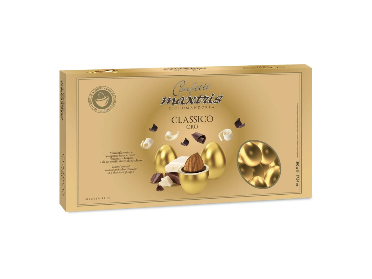 Confetti Maxtris Dorati Classico per 50° anniversario di matrimonio - 500gr