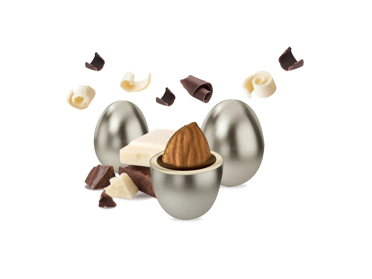 Confetti Maxtris Argentati Classico per 25° anniversario di matrimonio - 500gr