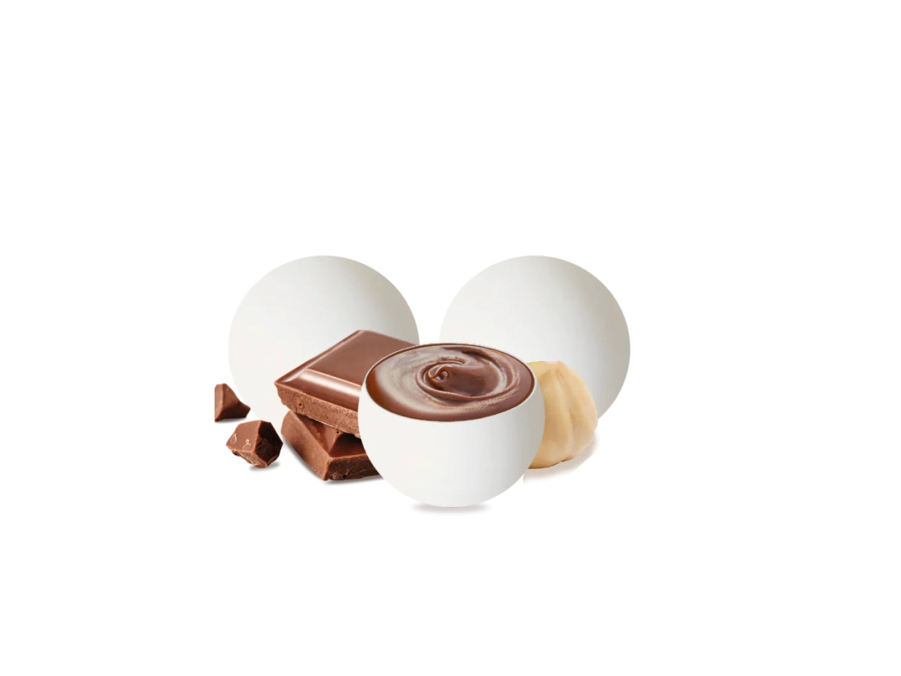 Confetti Maxtris Bon Bon Bianchi al gusto nocciola per bomboniere - 900gr
