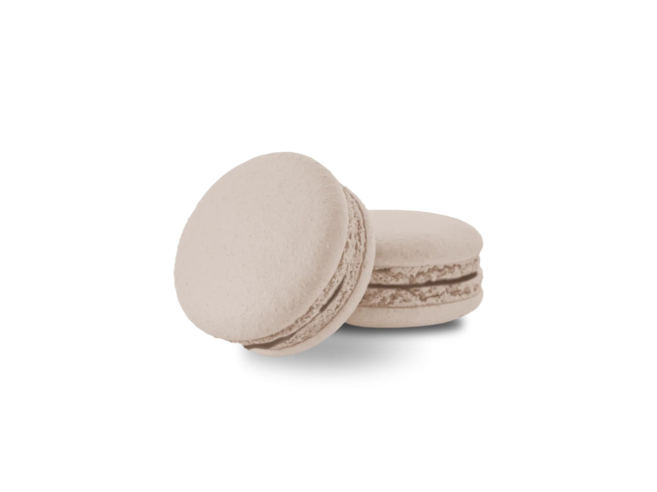 Macarons Maxtris al gusto di Cacao per bomboniere - Tortora - 5 pezzi - 78gr