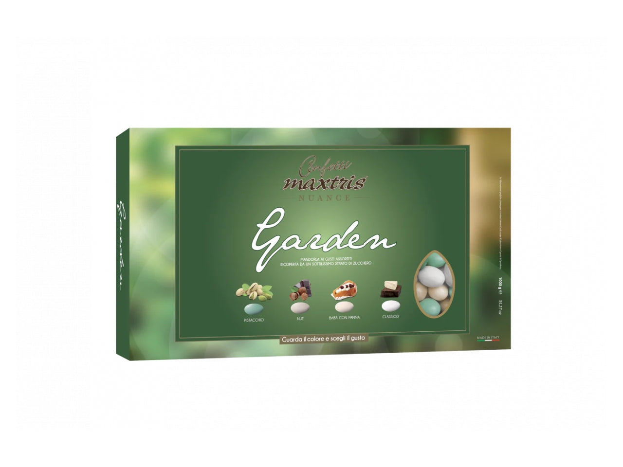 Confetti Maxtris Nuance Garden in gusti assortiti per bomboniere - 1kg