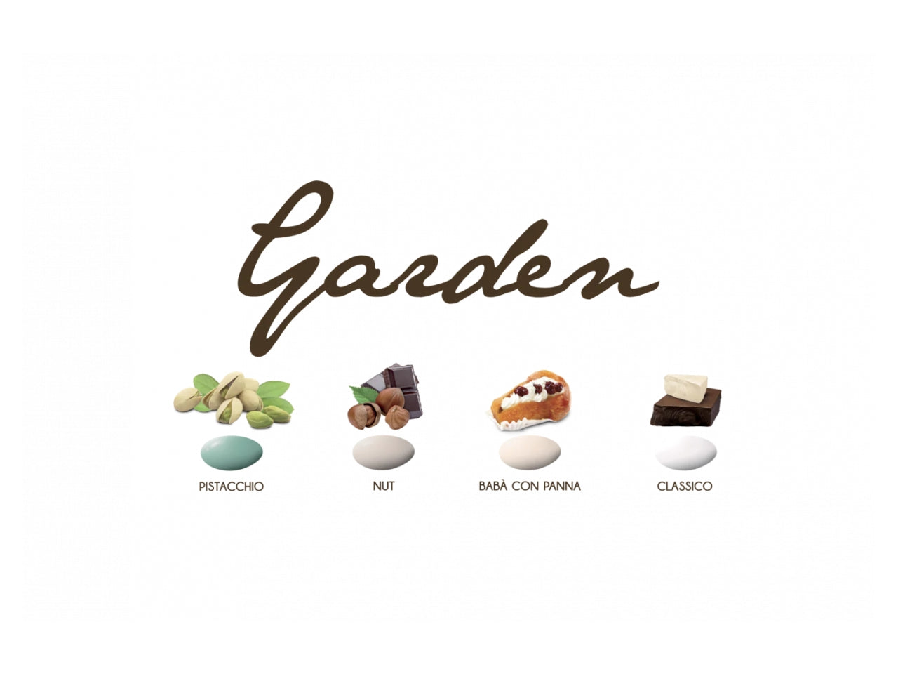 Confetti Maxtris Nuance Garden in gusti assortiti per bomboniere - 1kg