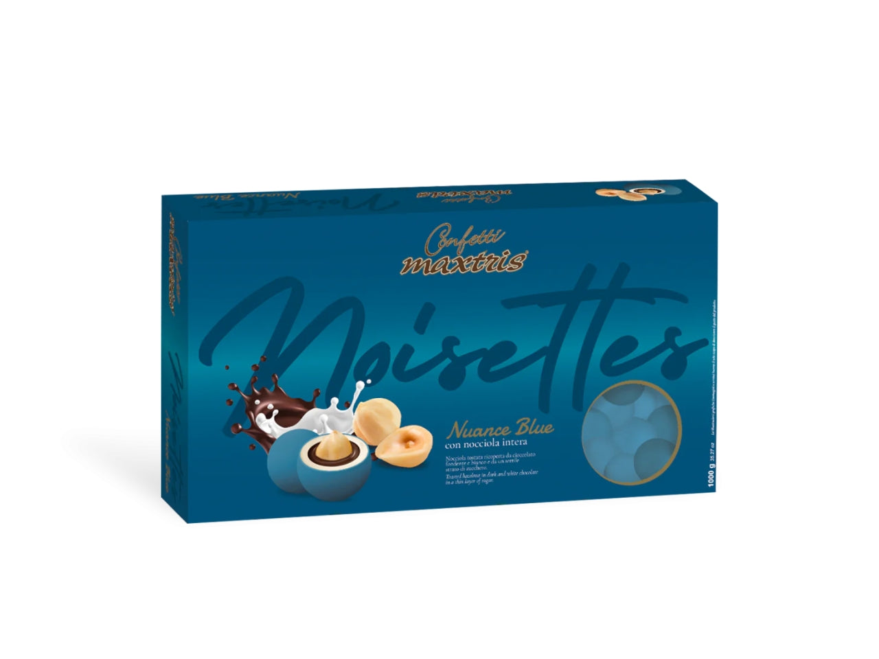 Confetti Maxtris Nuance Blue in gusti assortiti per bomboniere - Les Noisettes - 1kg