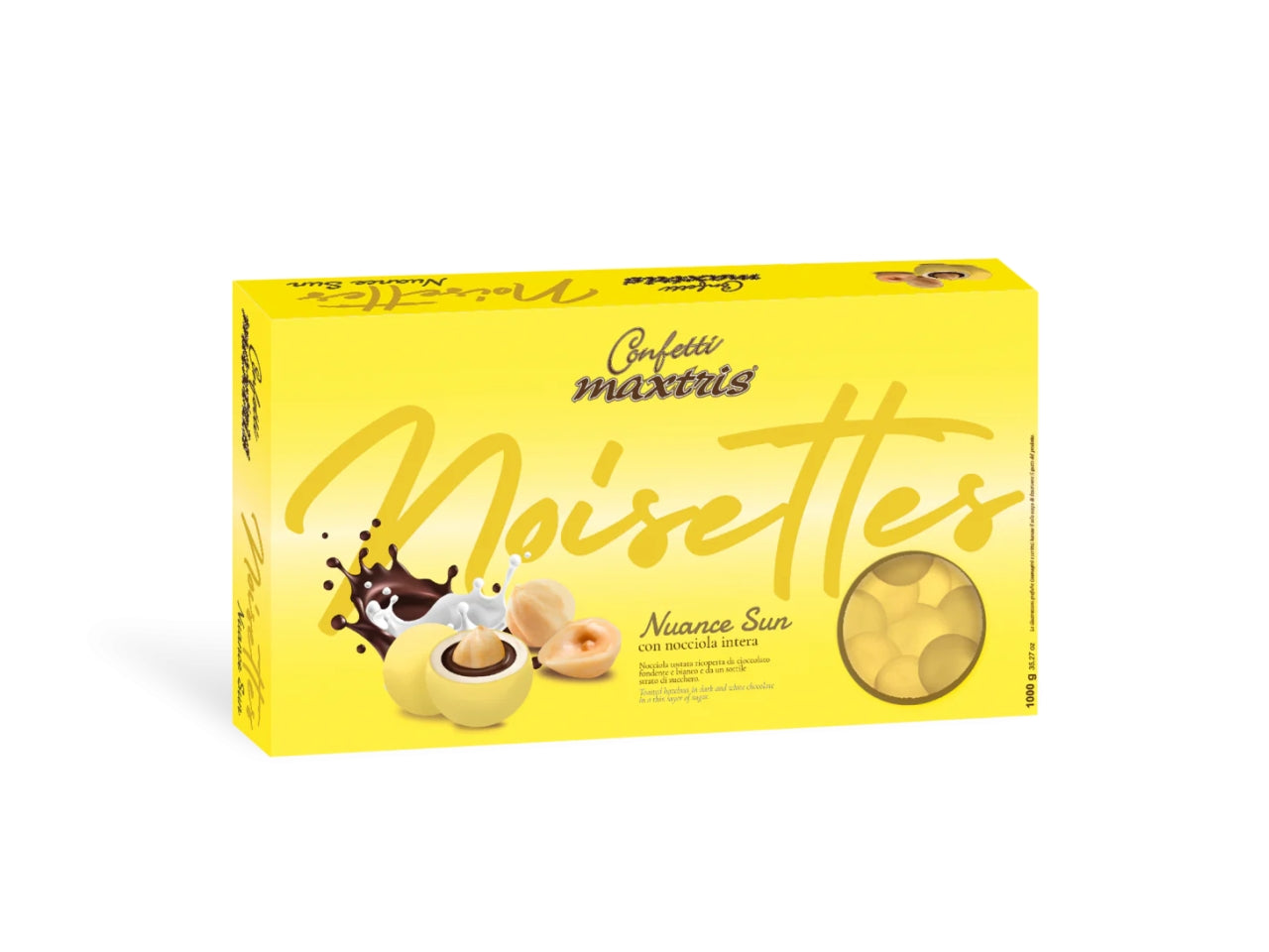 Confetti Maxtris Nuance Sun in gusti assortiti per bomboniere - Les Noisettes - 1kg