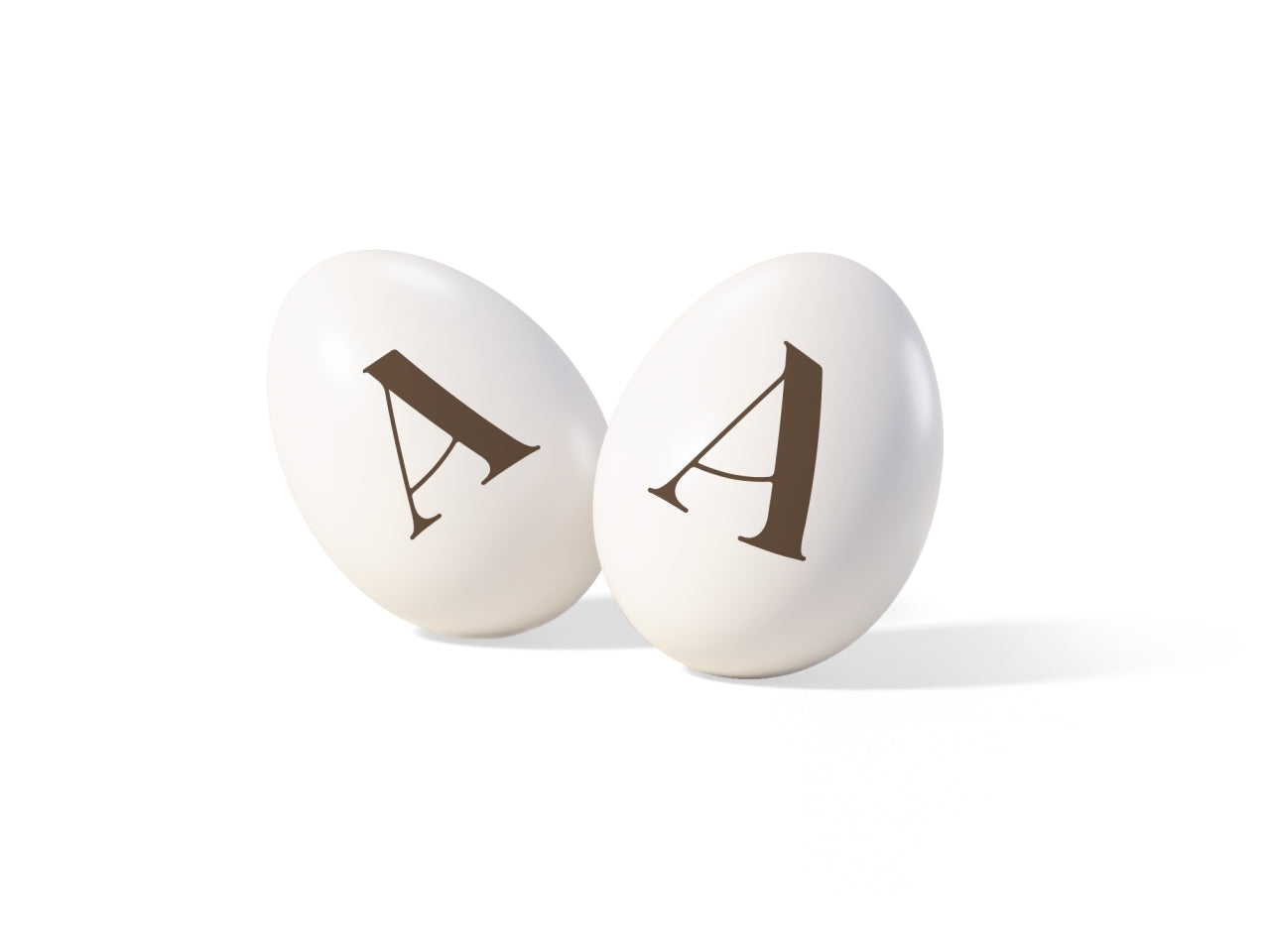 Confetti Lettere cioccomandorla bianchi, lettera A, scatola da 200g - Maxtris