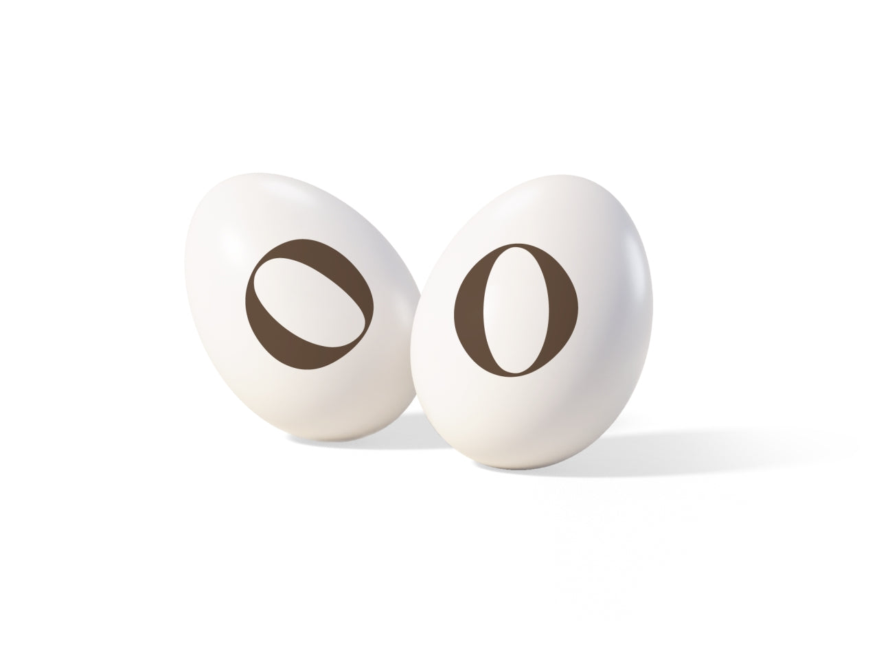 Confetti Lettere cioccomandorla bianchi, lettera O, scatola da 200g - Maxtris