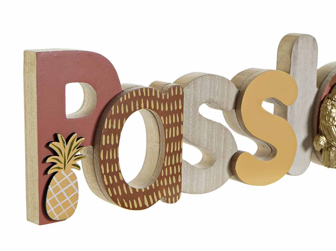 Decorazione 44x4x12 arancia dh-191311