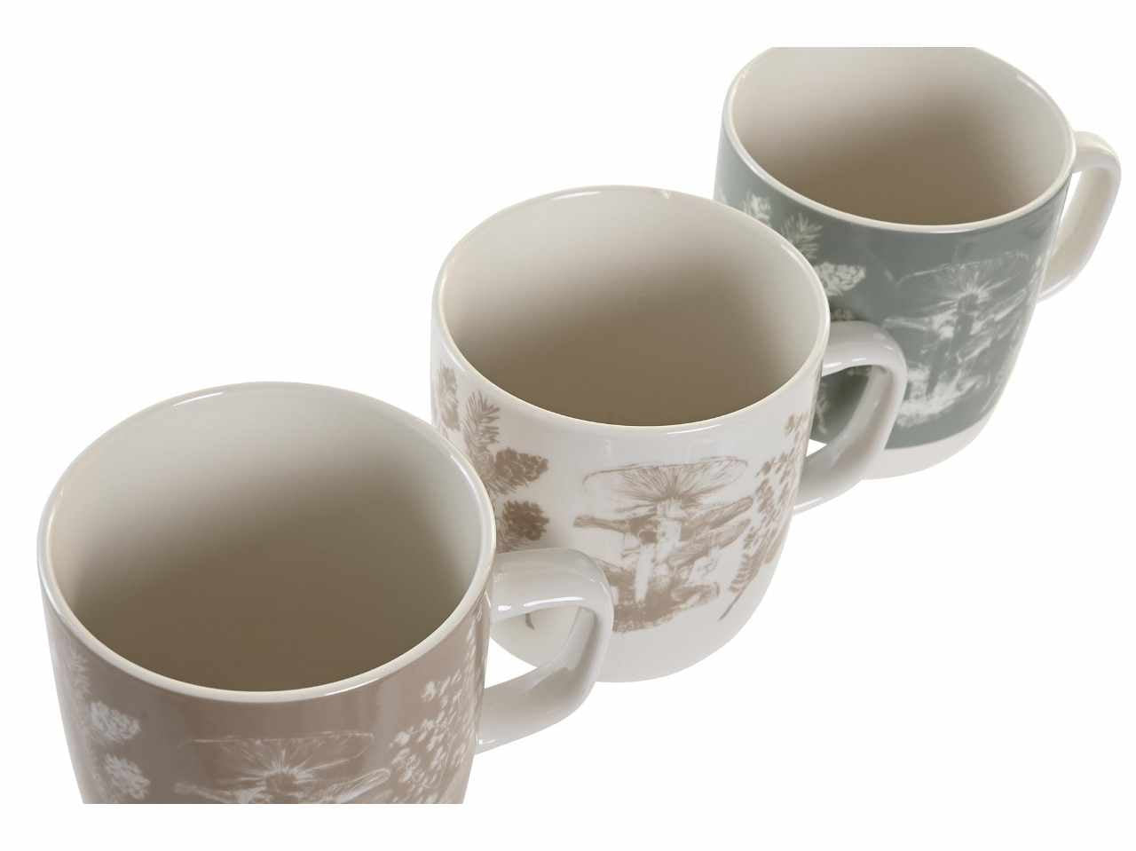 Tazza porcellana 11,5x8,5x10 380ml, 3 mod.