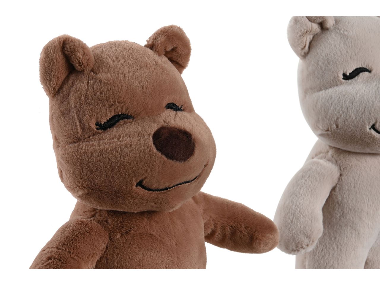 Peluche orsacchiotto in poliestere 15x15x30cm 3 modelli assortiti