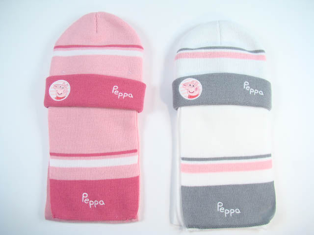 Peppa pig cappello+sciarpa 63983$