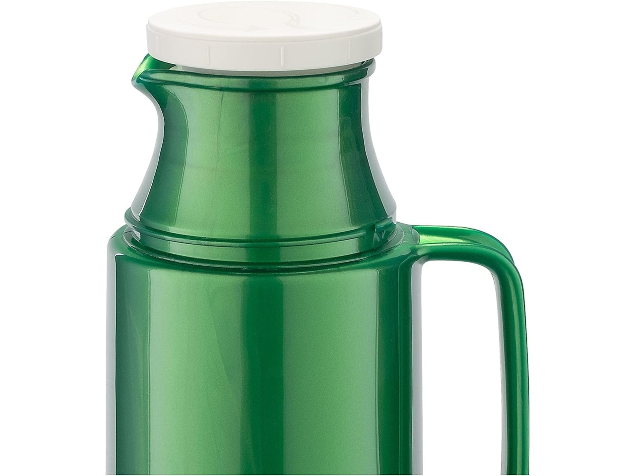 Bottiglia termica 250 ml shiny jade verdone con tazza per bevande calde e fredde - Rotpunkt